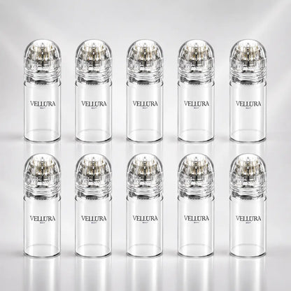 Vellura™ 24K Gold Micro-Needle Refill Heads – 0.25mm | Hygienic Single-Use Tips