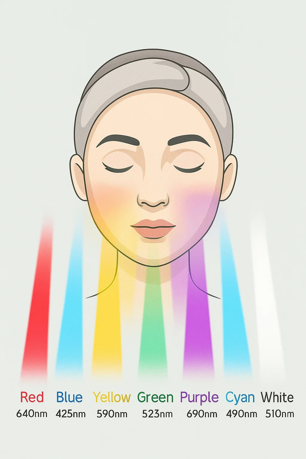 LED Face Mask Anti-Aging Therapy