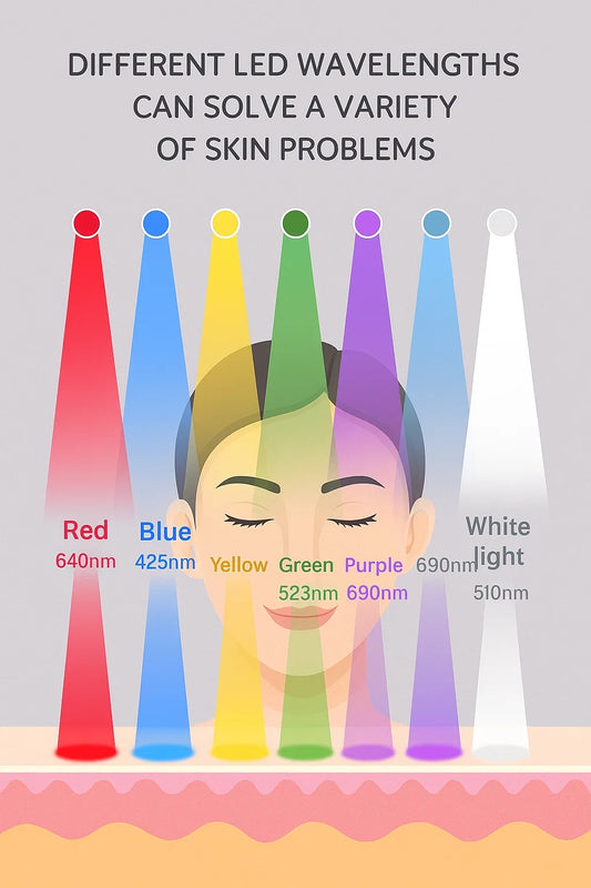 LED Face Mask Anti-Aging Therapy
