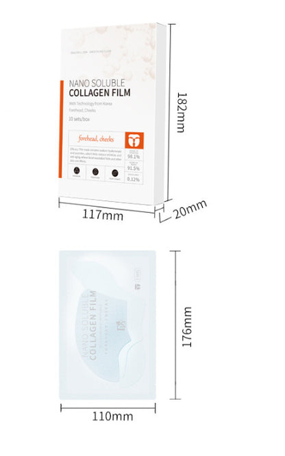 Single sachet of Vellura nano Bio Collagen Mask - hydrogel facial treatment